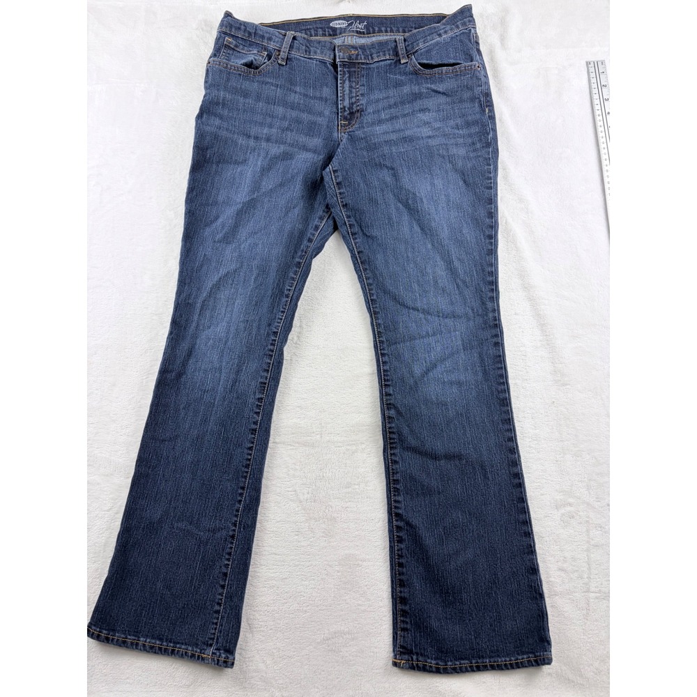 Old Navy The Flirt Bootcut Jeans Women's Size 12 Long Dark Wash